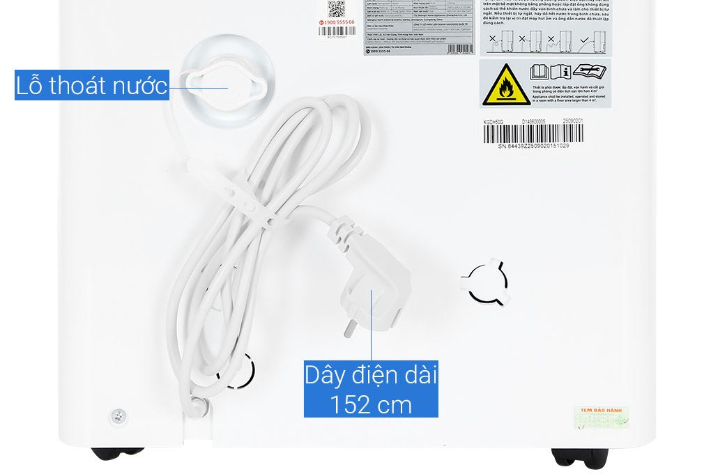 Máy hút ẩm Kangaroo KGDH50G Máy hút ẩm Kangaroo KGDH50G