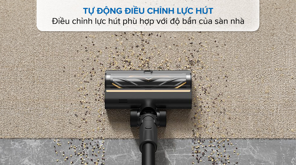 Điều chỉnh sức hút - Máy hút bụi không dây Dreame R10 Pro Điều chỉnh sức hút - Máy hút bụi không dây Dreame R10 Pro