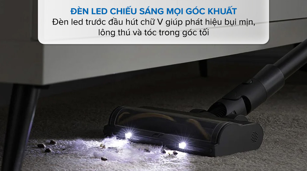 Đèn LED - Máy hút bụi không dây Dreame R10 Pro Đèn LED - Máy hút bụi không dây Dreame R10 Pro