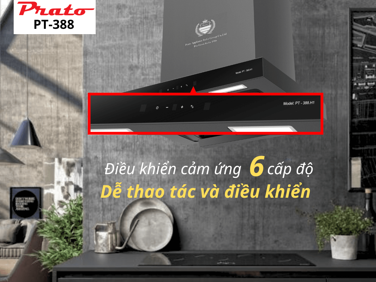 Điều khiển cảm ứng 6 tốc độ, cảm biến vẫy tay thông minh