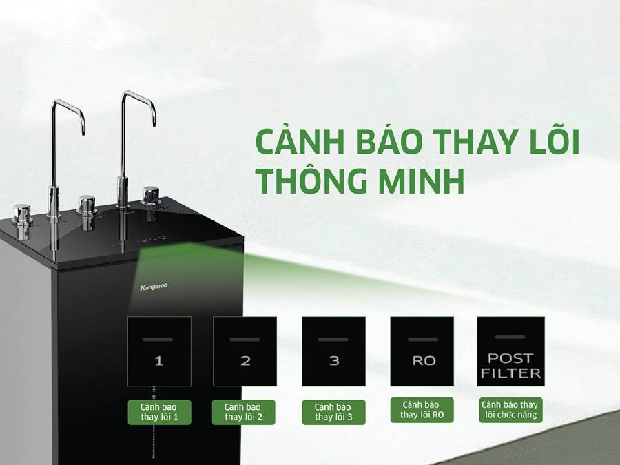 Máy lọc nước Kangaroo Hydrogen Infinity nóng lạnh KG11V6-H4