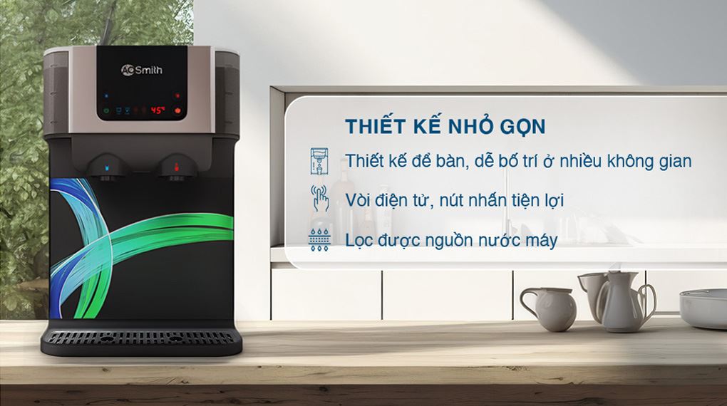 Máy lọc nước RO nóng nguội AOSmith ECO-AOC75PUR 4 lõi - Thiết kế Máy lọc nước RO nóng nguội AOSmith ECO-AOC75PUR 4 lõi - Thiết kế