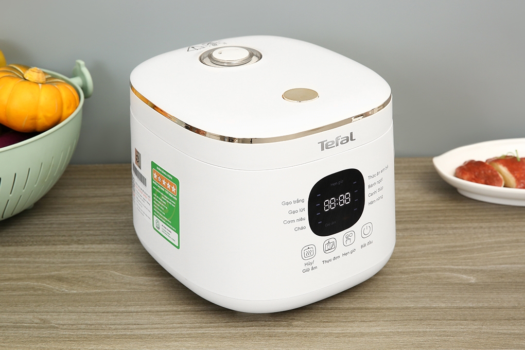 Nồi cơm điện tử Tefal 0.7 lít RK515168 Nồi cơm điện tử Tefal 0.7 lít RK515168