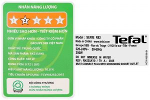 Nồi cơm điện tử Tefal 0.72 lít RK535AY0