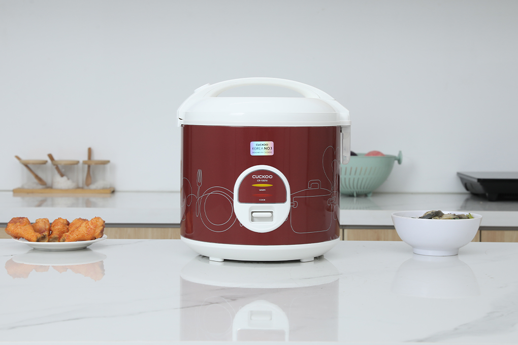 Nồi cơm nắp gài Cuckoo 1.8 lít CR-1001V/RDWHCRVNCV - Thiết kế Nồi cơm nắp gài Cuckoo 1.8 lít CR-1001V/RDWHCRVNCV - Thiết kế