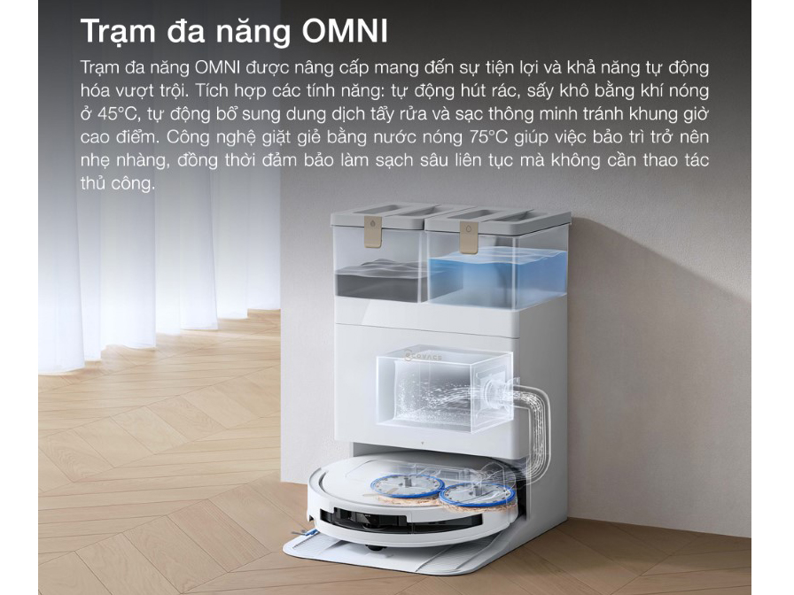 Trạm đa năng của Robot hút bụi