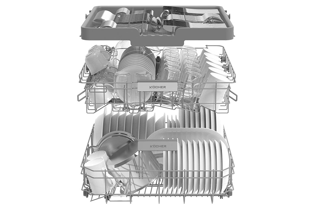 Máy rửa bát Kocher KDEU X15B Máy rửa bát Kocher KDEU X15B