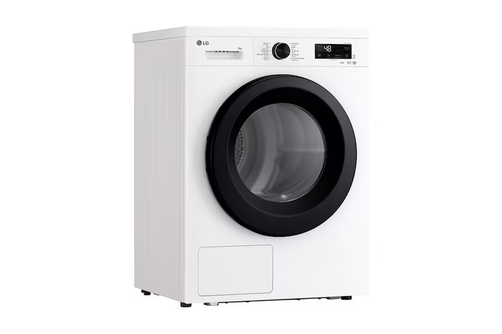 Máy sấy bơm nhiệt LG 9kg RB09NHP5W Máy sấy bơm nhiệt LG 9kg RB09NHP5W