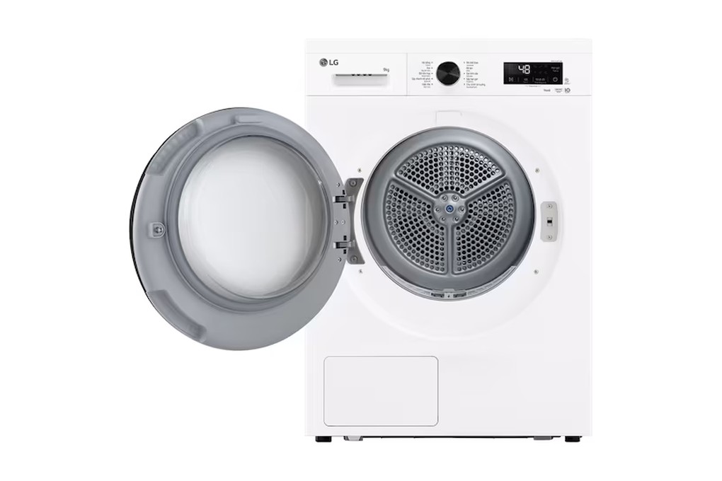 Máy sấy bơm nhiệt LG 9kg RB09NHP5W Máy sấy bơm nhiệt LG 9kg RB09NHP5W