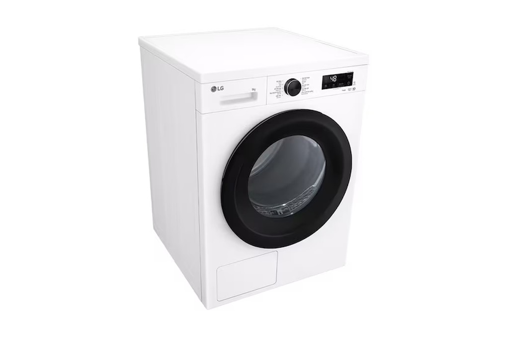 Máy sấy bơm nhiệt LG 9kg RB09NHP5W Máy sấy bơm nhiệt LG 9kg RB09NHP5W