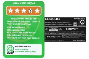 Google Tivi Coocaa FHD 43 inch 43Z85
