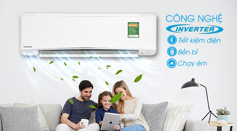 Công nghệ Inverter - Máy lạnh Panasonic Inverter 1.5 HP CU/CS-XU12UKH-8