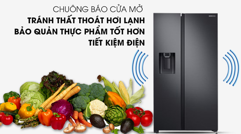 Tủ lạnh Samsung Inverter 617 lít RS64R5301B4 Tủ lạnh Samsung Inverter 617 lít RS64R5301B4