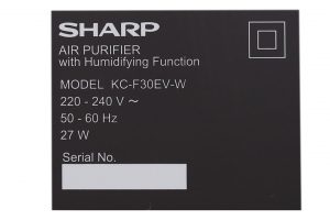 May Loc Khong Khi Co Tao Am Sharp Kc F30ev W