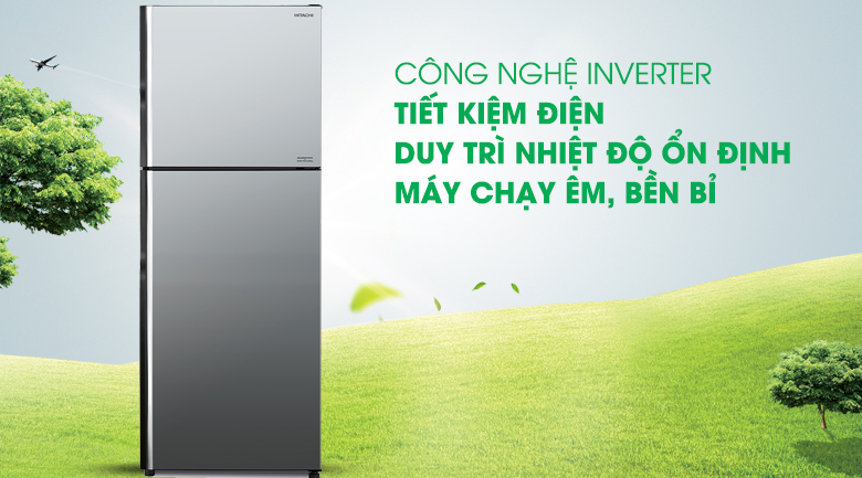 Tủ lạnh Hitachi Inverter 366 lít R-FVX480PGV9 (MIR) Tủ lạnh Hitachi Inverter 366 lít R-FVX480PGV9 (MIR)
