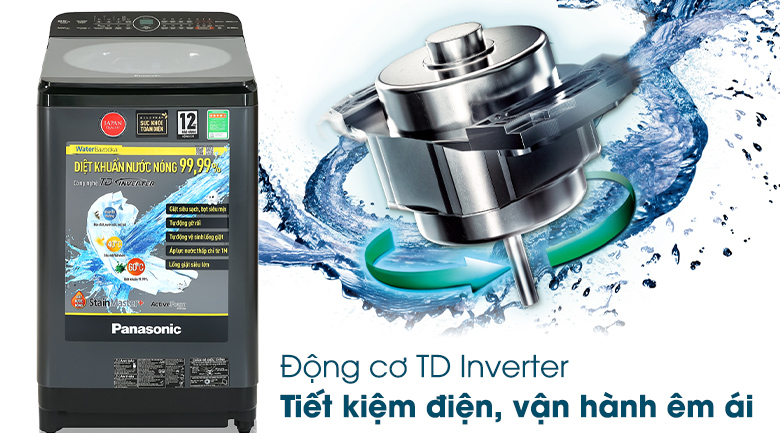 Máy giặt Panasonic Inverter 9.5 Kg NA-FD95V1BRV