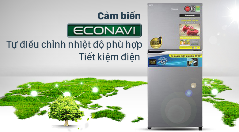 Tủ lạnh Panasonic Inverter 234 lít NR-TV261APSV Tủ lạnh Panasonic Inverter 234 lít NR-TV261APSV