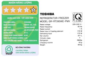 Tu Lanh Toshiba Inverter 311 Lit Gr Rt395we Pmv06 Mg