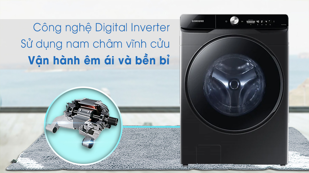 Máy giặt sấy Samsung Inverter 21 kg WD21T6500GV