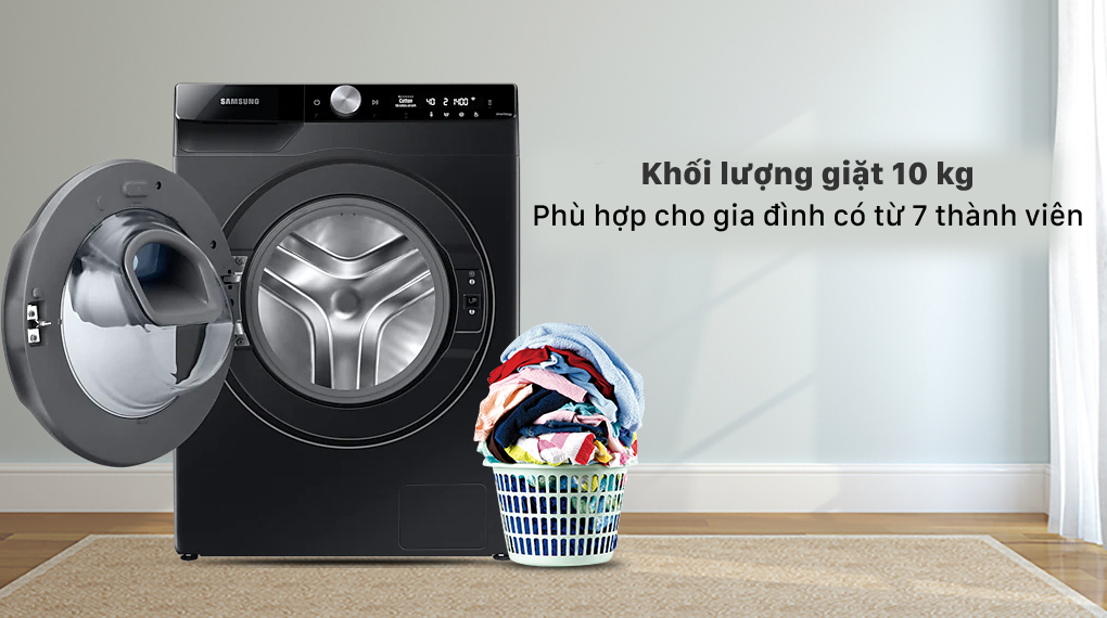 Máy giặt Samsung Inverter 10 Kg WW10TP54DSB