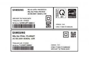 Loa Thanh Samsung Hw B450