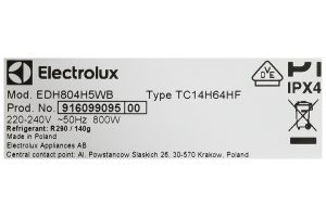 May Say Bom Nhiet Electrolux 8 Kg Edh804h5wb