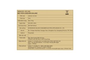 May Rua Chen Mini Co Say Galanz W8a2q1 0e1w