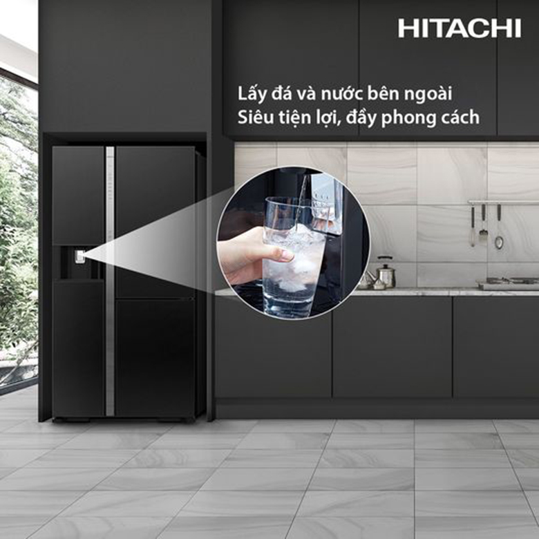 Tủ lạnh Hitachi Inverter 569 lít R-MX800GVGV0 GMG