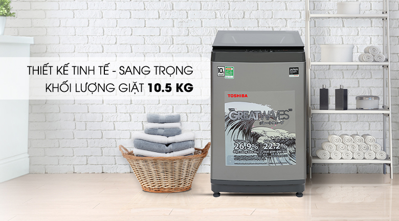 Máy giặt Toshiba 10.5 kg AW-UK1150HV(SG) Máy giặt Toshiba 10.5 kg AW-UK1150HV(SG)
