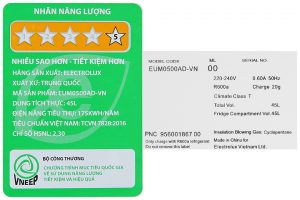 Tu Lanh Electrolux 45 Lit Eum0500ad Vn