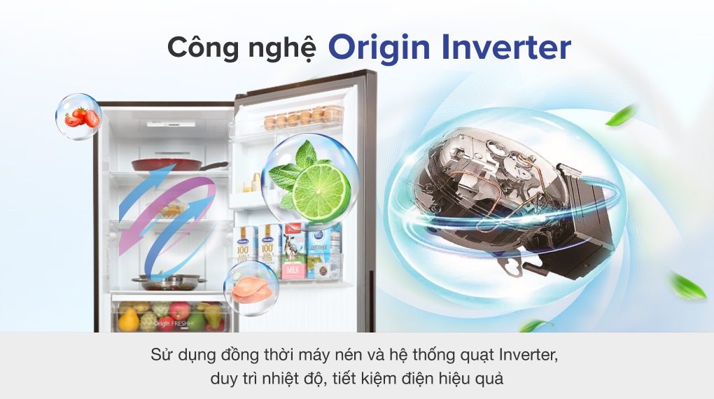 Tủ lạnh Toshiba Inverter 325 lít GR-RB410WE-PMV(37)-SG Tủ lạnh Toshiba Inverter 325 lít GR-RB410WE-PMV(37)-SG