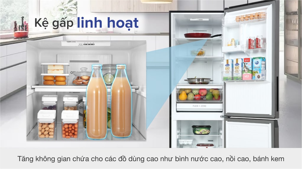 Tủ lạnh Toshiba Inverter 325 lít GR-RB410WE-PMV(37)-SG Tủ lạnh Toshiba Inverter 325 lít GR-RB410WE-PMV(37)-SG