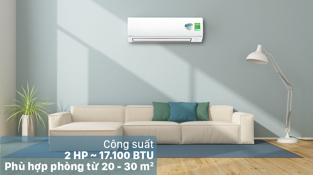Máy lạnh 2 chiều Daikin Inverter 2 HP FTHF50VVMV