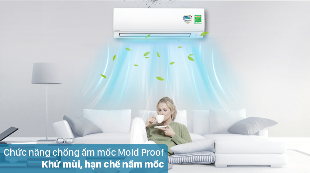 Máy lạnh 2 chiều Daikin Inverter 2 HP FTHF50VVMV