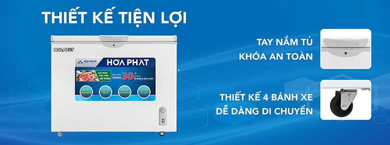 Tủ đông Hòa Phát 252 lít HCF 516S1Đ1