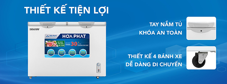 Tủ đông Hòa Phát 245 lít HCF 606S2Đ2