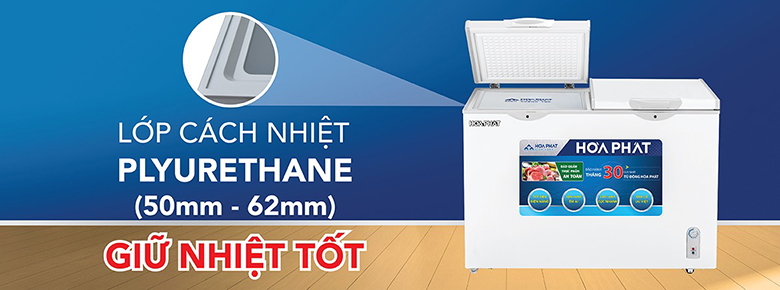 Tủ đông Hòa Phát 245 lít HCF 606S2Đ2