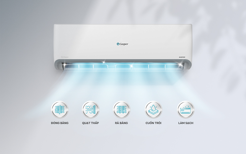 Máy lạnh Casper 2 chiều Inverter 2 HP GH-18IS33