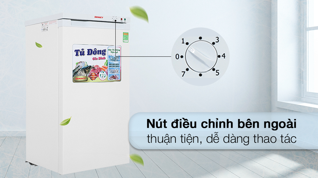 Tủ đông Sanaky 118 lít VH-160VD