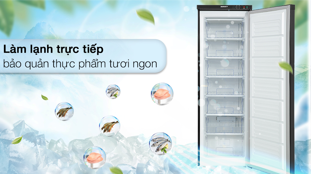 Tủ đông Sanaky Inverter 213 lít VH-230VD3