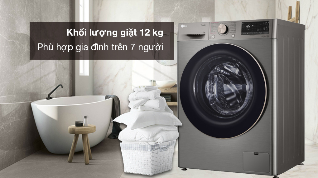Máy giặt LG Inverter 12 kg FV1412S3PA