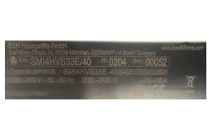 May Rua Chen Ban Am Bosch Smi4hvs33e