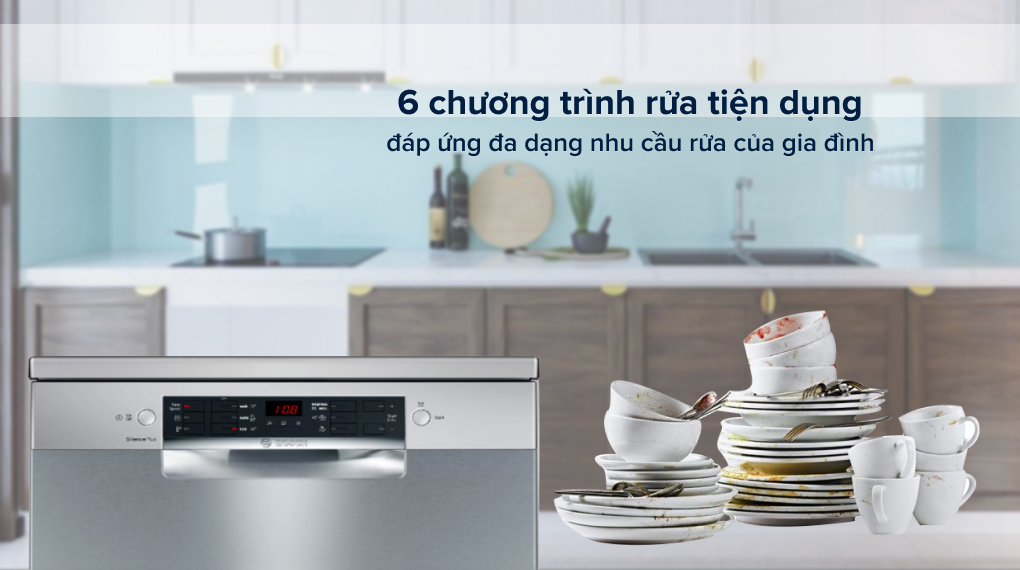 Máy rửa chén độc lập Bosch SMS46GI01P
