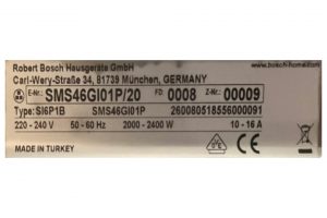 May Rua Chen Doc Lap Bosch Sms46gi01p