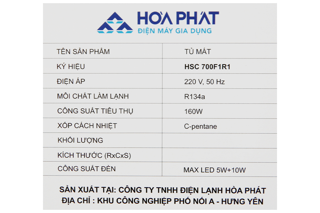 Tu Mat Hoa Phat 280 Lit Hsc 700f1r1