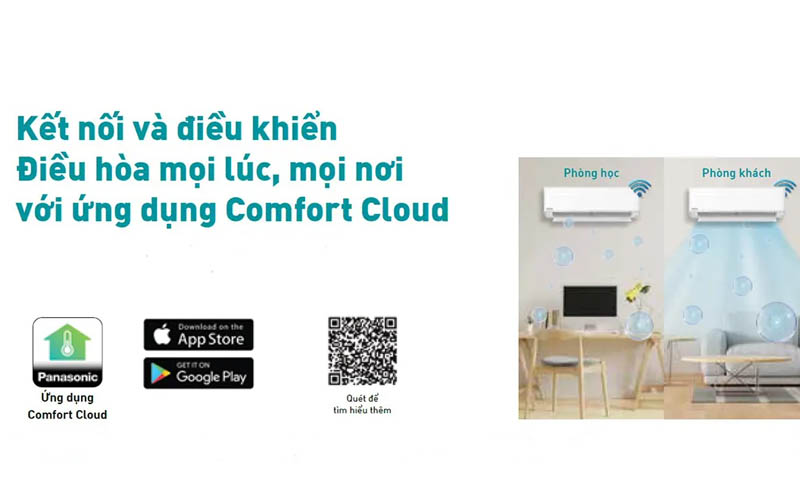 Điều hòa Panasonic Inverter 1.5HP CU/CS-U12ZKH-8