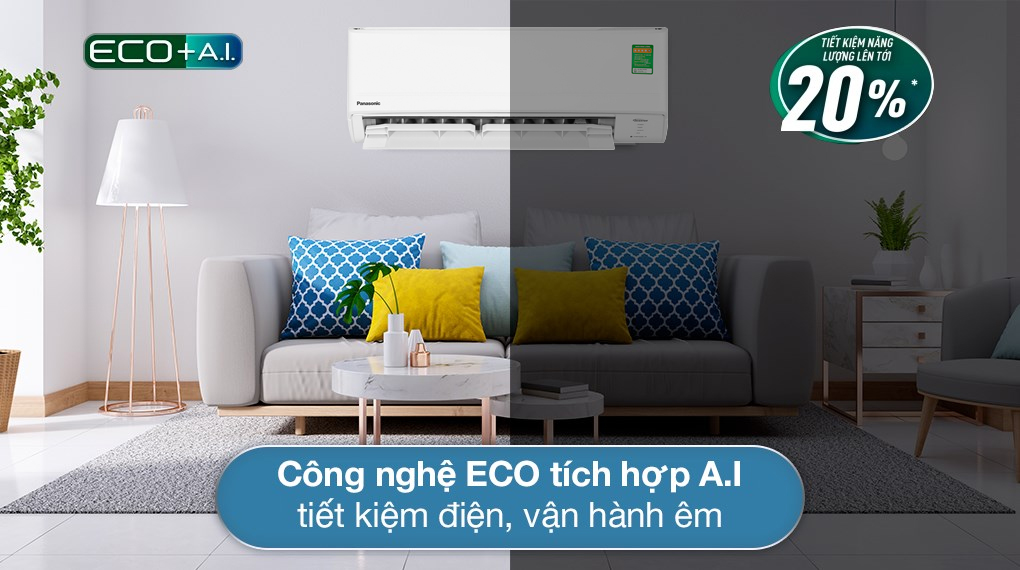 Máy lạnh Panasonic Inverter 1.5 HP CU/CS-PU12ZKH-8