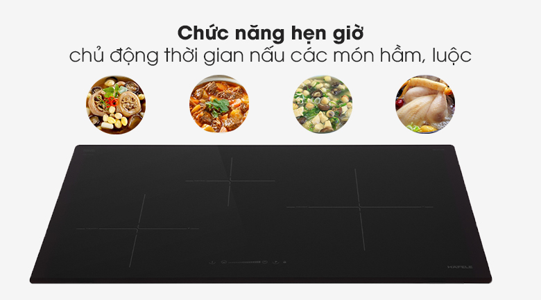 Bếp từ 3 vùng nấu lắp âm Hafele HC-I773D (536.01.905)