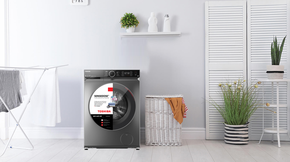 Máy giặt sấy Toshiba Inverter 10.5 kg TWD-BM115GF4V(SK)