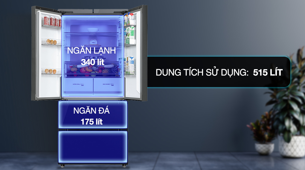 Tủ lạnh Toshiba Inverter 515 lít GR-RF669WI-PGV(A9)-BG